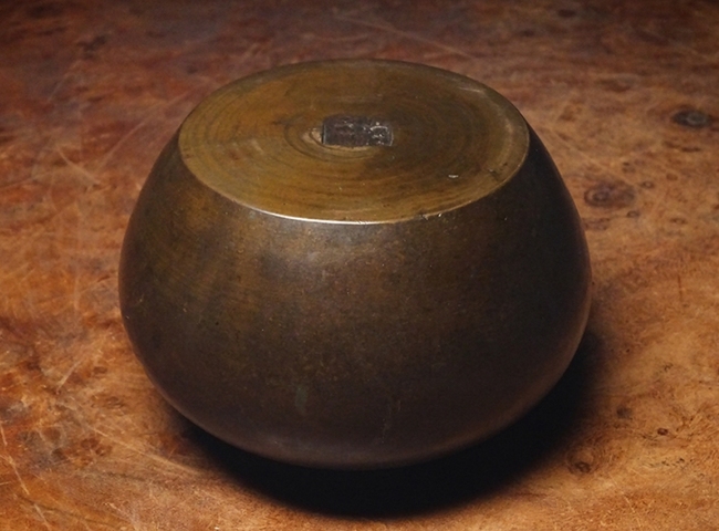 古玩銅器清代銅質茶葉罐或水呈拍賣,當前價格3600元