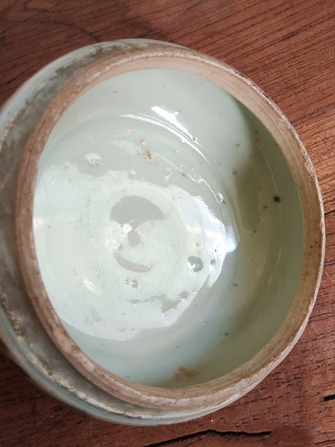 古玩陶瓷晚明青花罐真品鑒賞圖