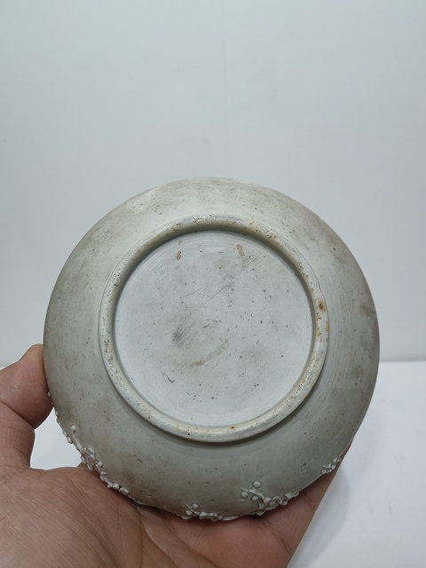 古玩陶瓷反瓷堆梅花水洗真品鑒賞圖