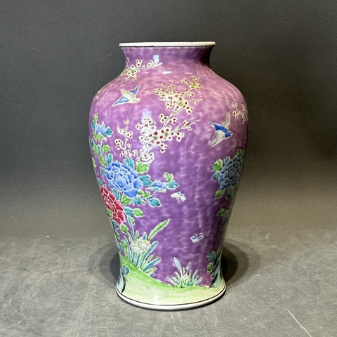 古玩陶瓷粉彩瓶真品鑒賞圖