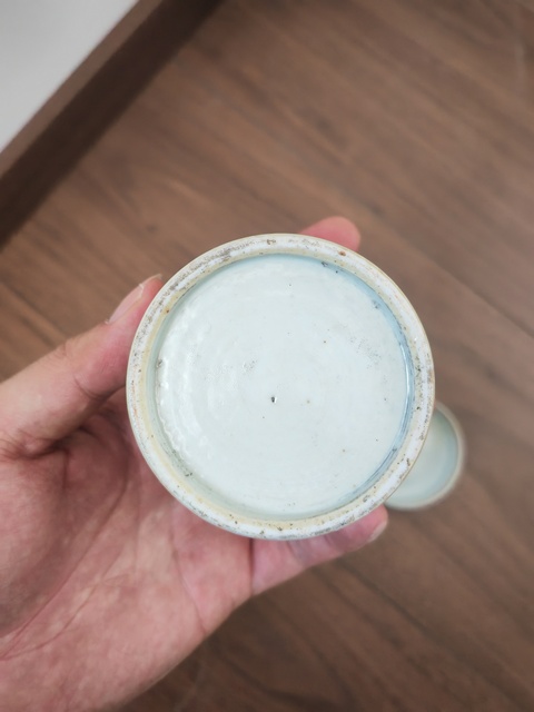 古玩陶瓷青花博古圖蓋缸真品鑒賞圖