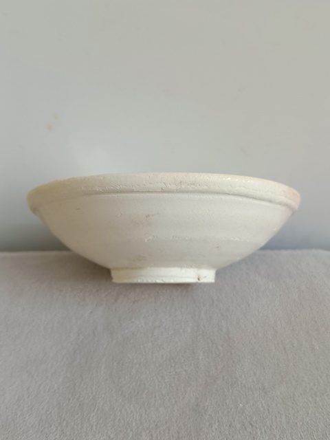 古玩陶瓷邢窯白瓷唇口碗拍賣,當前價格466元