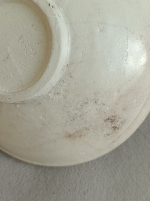 古玩陶瓷邢窯白瓷唇口碗拍賣,當前價格466元