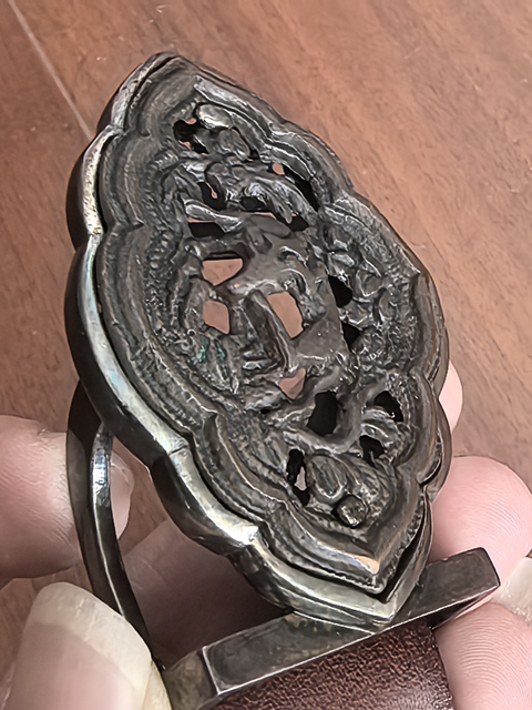 古玩銅器銅帶飾真品鑒賞圖