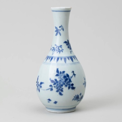 古玩陶瓷明崇禎 青花花卉紋膽瓶拍賣,當(dāng)前價(jià)格14880元