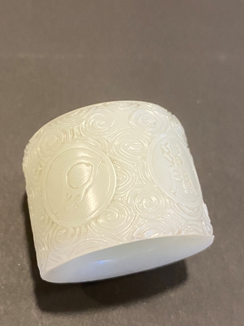 古玩玉器玉扳指真品鑒賞圖