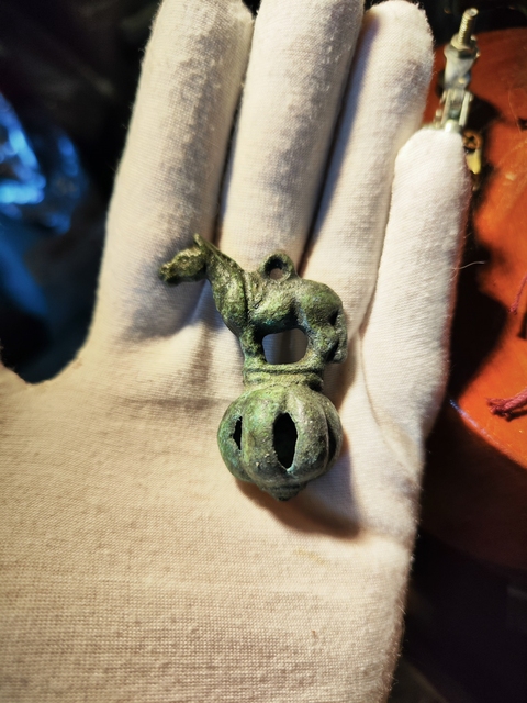 古玩雜項馬型鈴鐺真品鑒賞圖