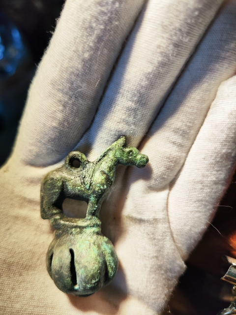 古玩雜項馬型鈴鐺真品鑒賞圖