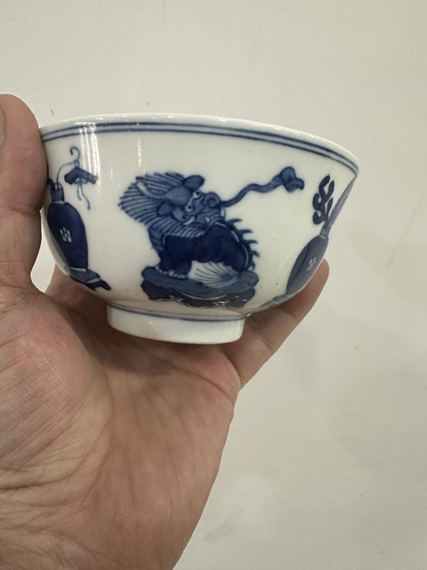 古玩陶瓷青花碗拍賣，當前價格5555元