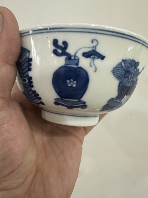 古玩陶瓷青花碗拍賣，當前價格5555元