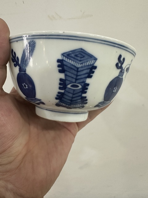 古玩陶瓷青花碗拍賣，當前價格5555元