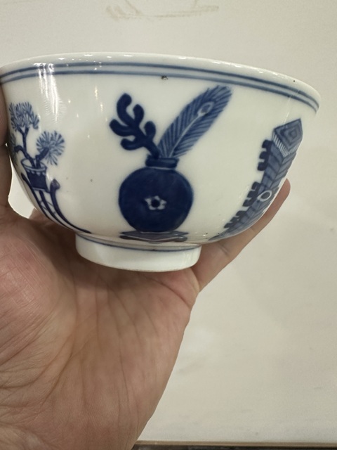 古玩陶瓷青花碗拍賣，當前價格5555元