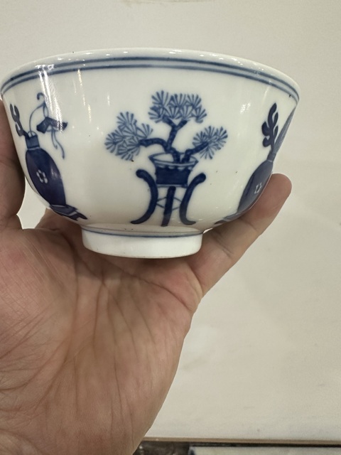 古玩陶瓷青花碗拍賣，當前價格5555元