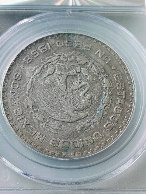 古玩錢幣墨西哥1比索銀幣拍賣，當前價格148元
