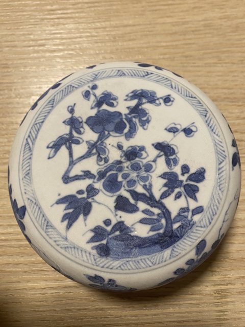 古玩陶瓷清康熙 青花花卉紋蓋盒拍賣,當前價格1080元