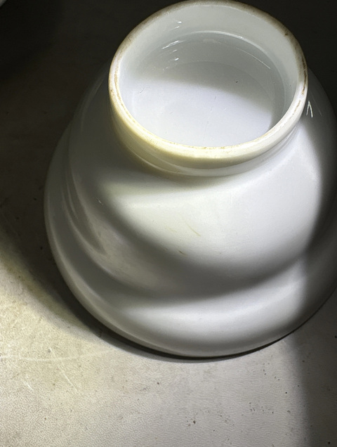 古玩陶瓷白釉蓋碗拍賣,當前價格299元