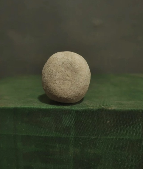 古玩陶瓷唐代·陶人面塤拍賣，當前價格2500元