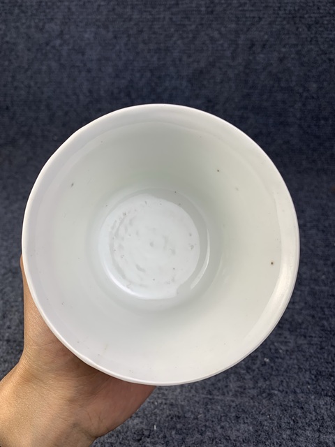 古玩陶瓷胭脂紅軋道茶杯拍賣,當前價格1500元