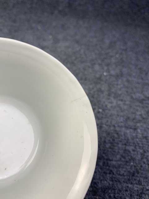 古玩陶瓷胭脂紅軋道茶杯拍賣,當前價格1500元