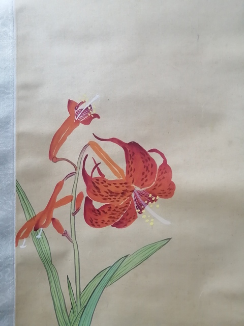 古玩字畫清華美院教授莊壽紅花鳥拍賣,當(dāng)前價格4000元