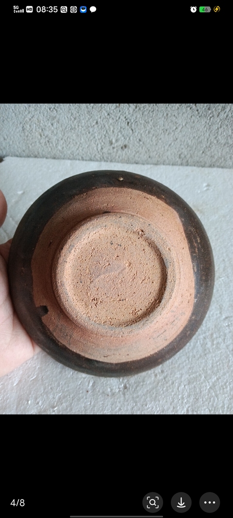古玩陶瓷吉州窯系褐釉碗真品鑒賞圖