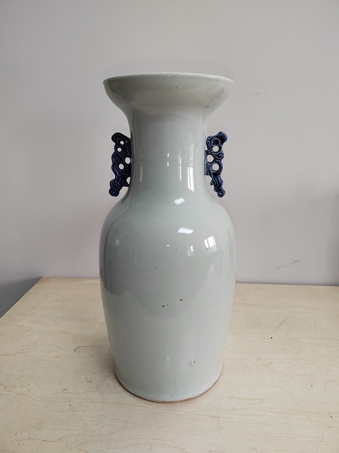 古玩陶瓷山水紋青花瓶拍賣,當前價格1400元