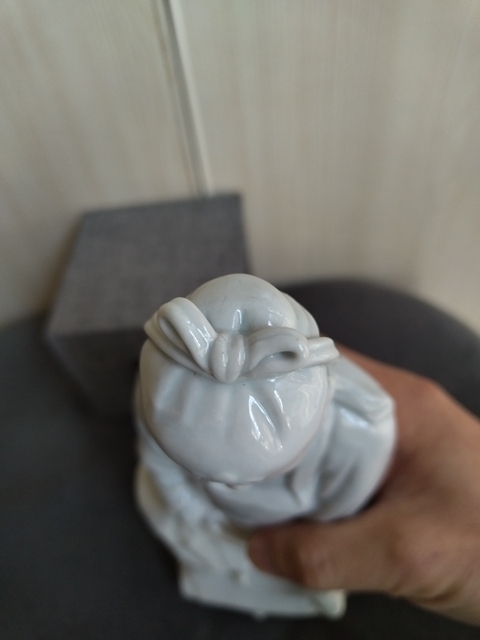 古玩陶瓷德化白釉造像拍賣，當前價格488元