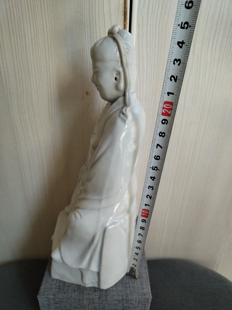 古玩陶瓷德化白釉造像拍賣，當前價格488元