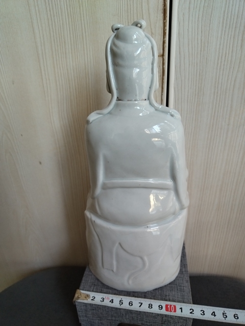 古玩陶瓷德化白釉造像拍賣，當前價格488元