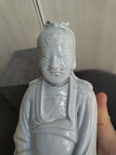 古玩陶瓷德化白釉造像拍賣，當前價格488元