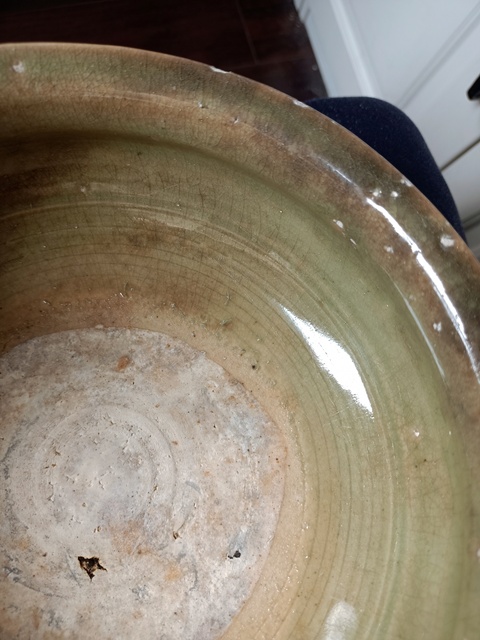 古玩陶瓷龍泉青瓷刻花香爐拍賣,當前價格2800元