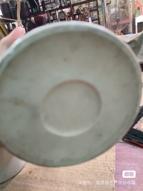 古玩陶瓷五彩獅子紋帽筒真品鑒賞圖