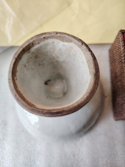 古玩陶瓷限時包郵粉彩花卉紋雙格洗拍賣,當前價格266元
