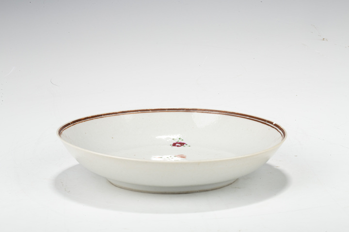 古玩陶瓷清乾隆·粉彩花卉紋小盤真品鑒賞圖