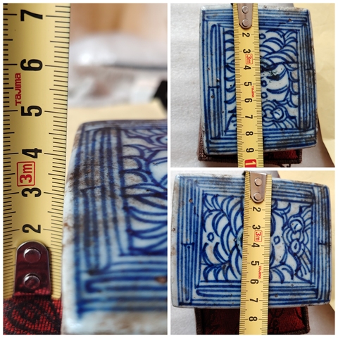 古玩陶瓷青花纏枝花卉紋蓋盒拍賣，當前價格488元