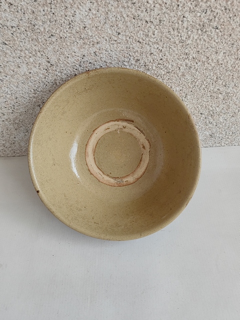 古玩陶瓷青黃釉撇口碗拍賣，當前價格580元