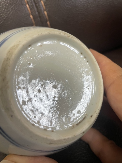 古玩陶瓷花卉紋青花罐真品鑒賞圖