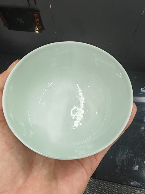 古玩陶瓷鳳紋青花碗真品鑒賞圖