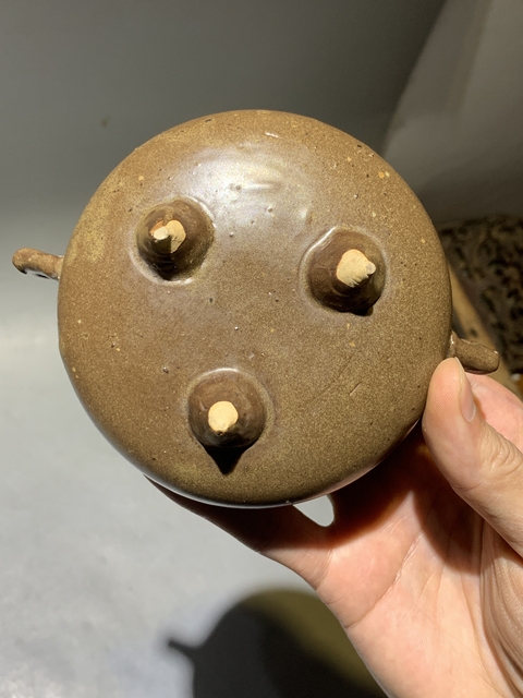 古玩陶瓷茶葉末爐真品鑒賞圖