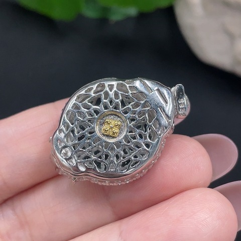 古玩玉器天然翡翠掛件真品鑒賞圖