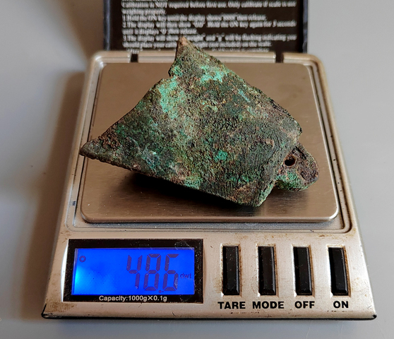 古玩陶瓷戰漢時期很厚重的青銅鈴鐺拍賣，當前價格466元