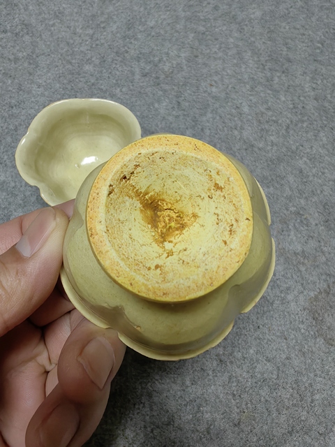 古玩陶瓷青白釉花口杯拍賣，當前價格1680元