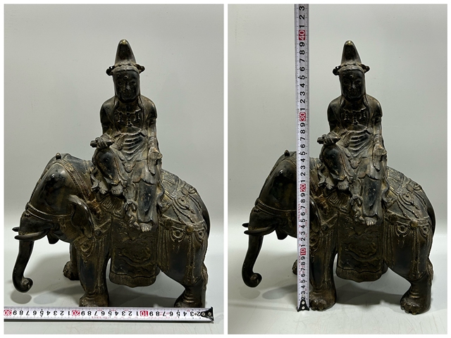 古玩雜項普賢菩薩拍賣,當前價格4999元