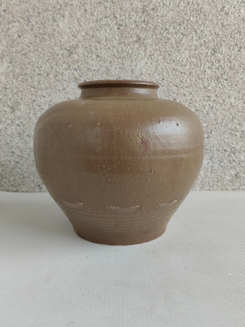 古玩陶瓷茶葉末釉罐拍賣，當前價格680元