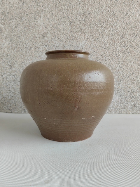 古玩陶瓷茶葉末釉罐拍賣，當前價格680元