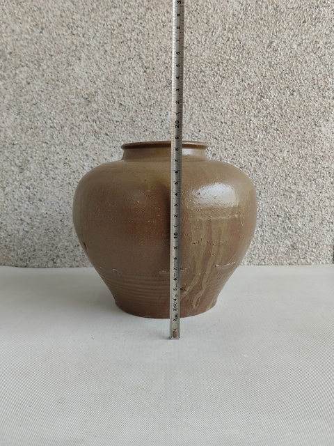古玩陶瓷茶葉末釉罐拍賣，當前價格680元