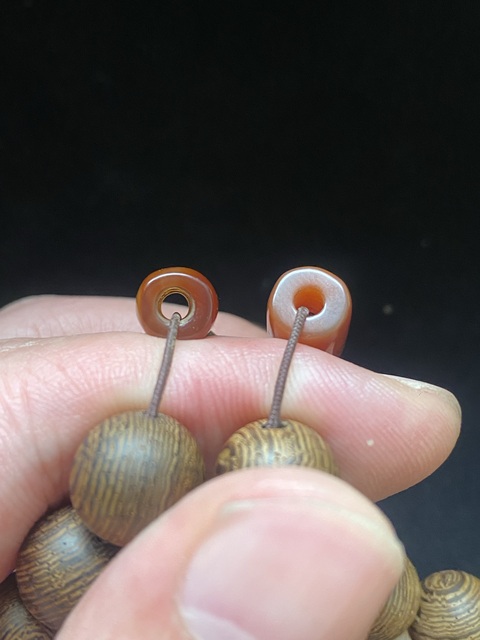 古玩玉器清代瑪瑙桶珠拍賣，當前價格288元