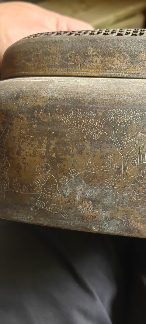 古玩雜項(xiàng)銅手爐真品鑒賞圖