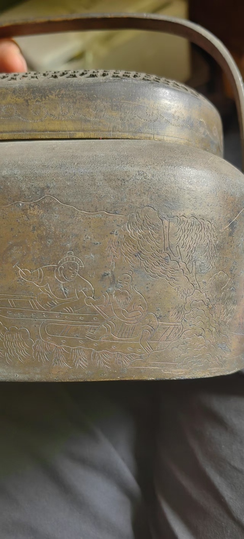 古玩雜項(xiàng)銅手爐真品鑒賞圖