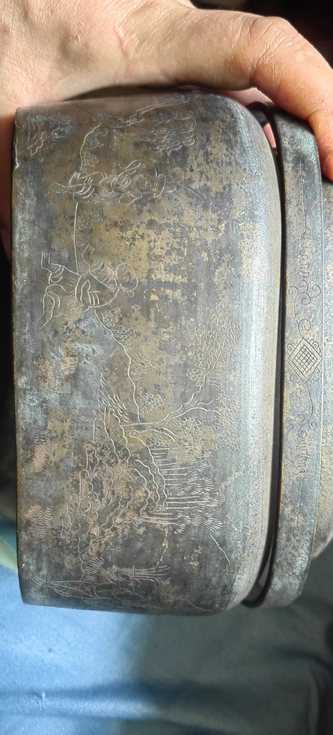 古玩雜項(xiàng)銅手爐真品鑒賞圖